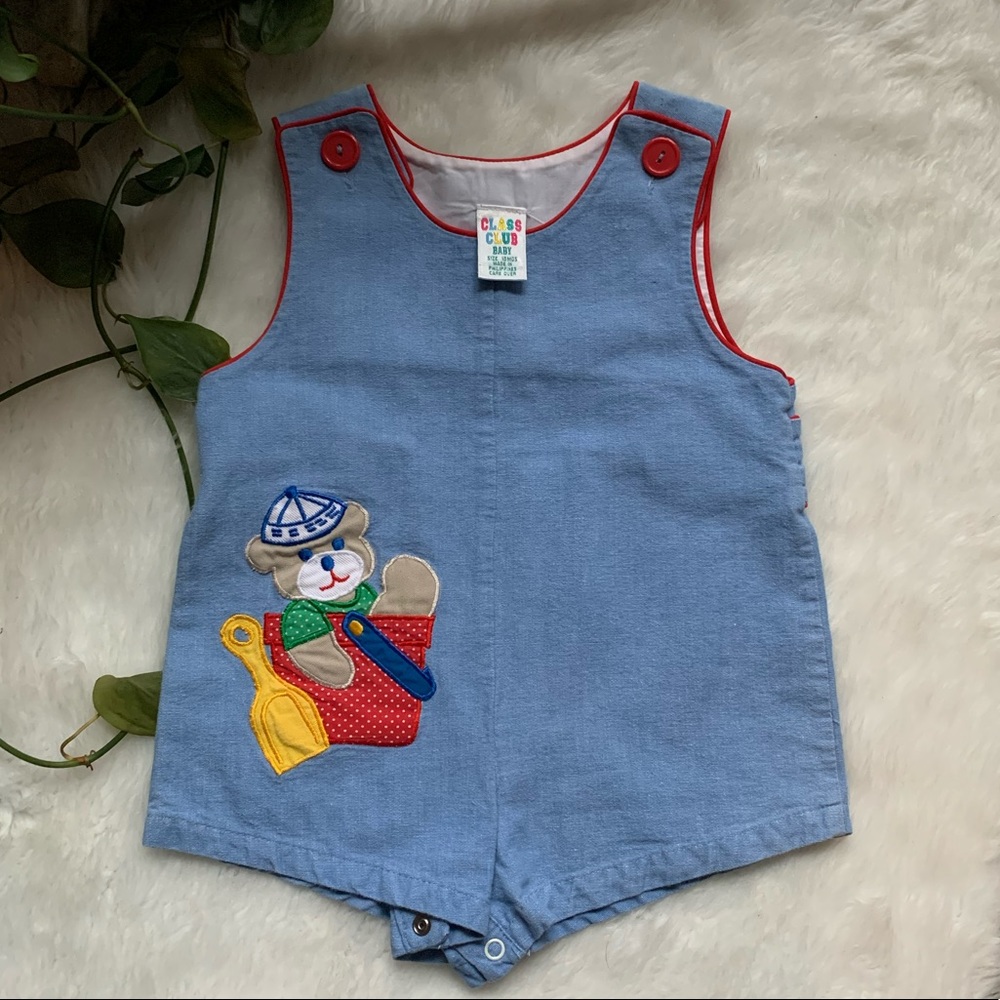 Vintage 80’s 90’s baby romper SZ18m